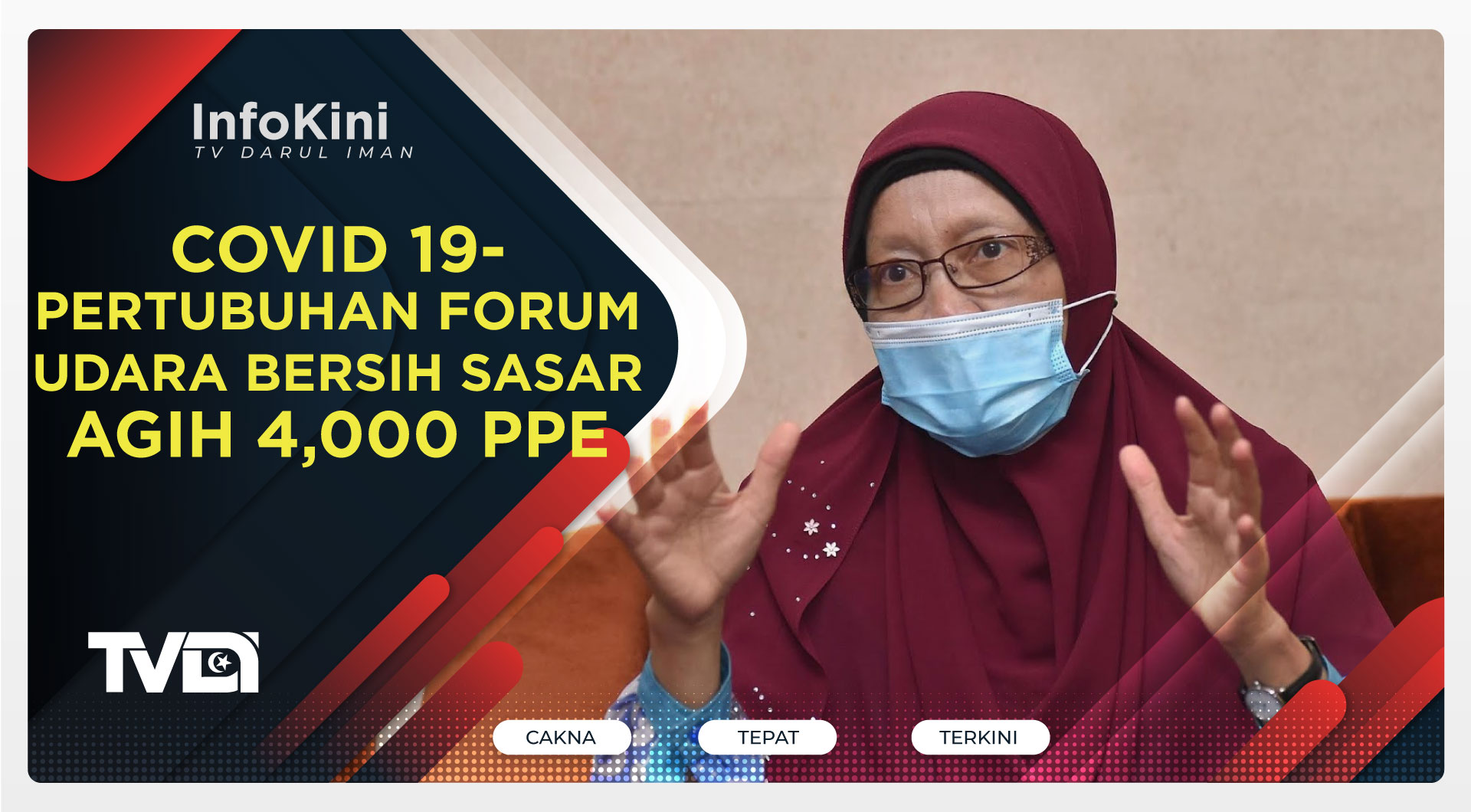 COVID 19- Pertubuhan Forum Udara Bersih Sasar Agih 4,000 PPE