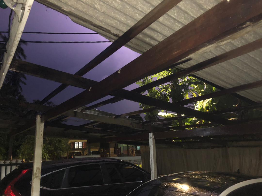 43 Rumah Rosak Dibadai Ribut