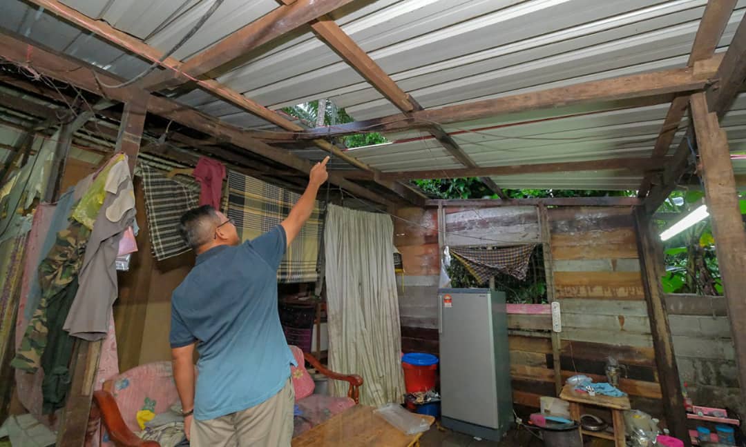 30 Buah Rumah Dibadai Ribut Dibaiki Segera