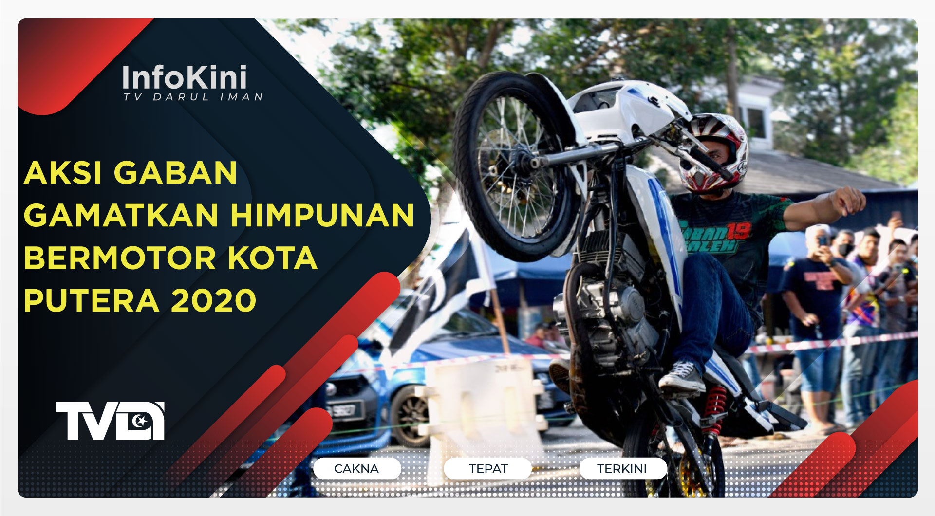 Aksi Gaban Gamatkan Himpunan Bermotor Kota Putera 2020