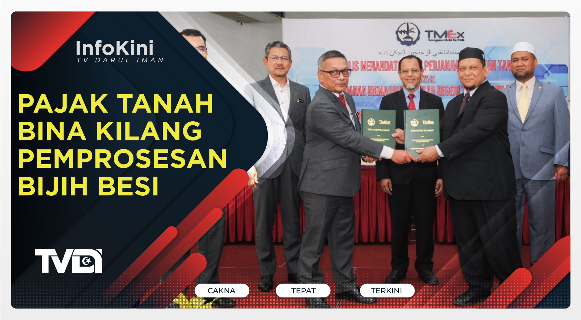 Pajak Tanah Bina Kilang Pemprosesan Bijih Besi