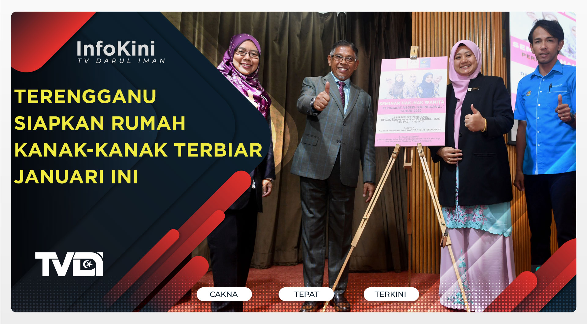 Terengganu Siapkan Rumah Kanak-Kanak Terbiar Januari Ini