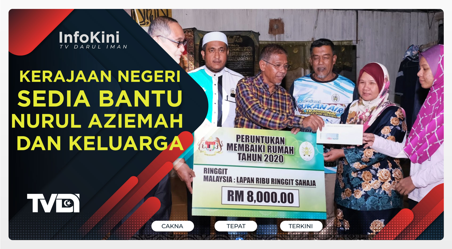 Kerajaan Negeri Sedia Bantu Nurul Aziemah Dan Keluarga