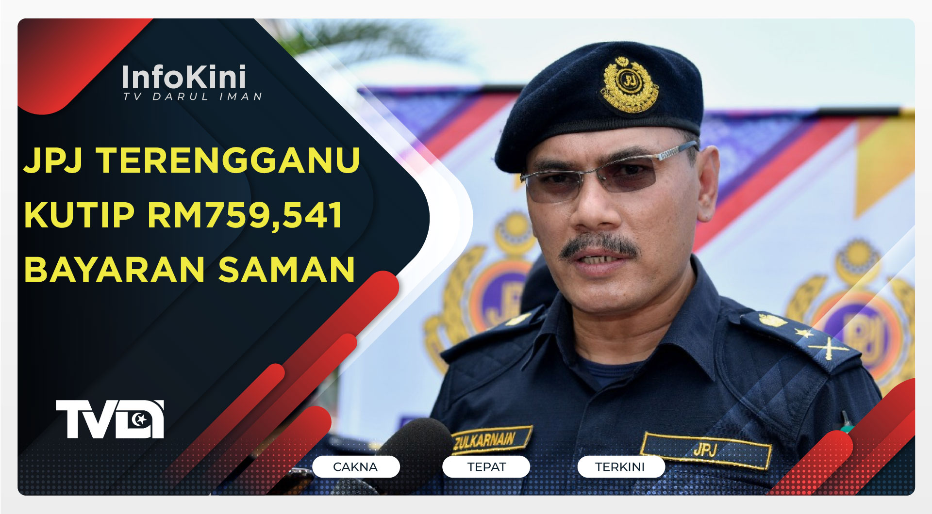 JPJ Terengganu Kutip RM759,541 Bayaran Saman