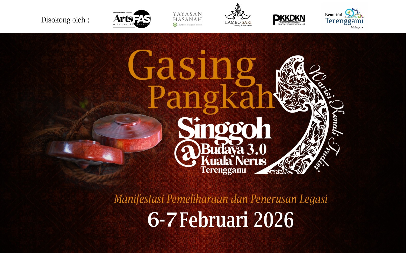 Gasing Pangkah Singgoh@Budaya 3.0 Kuala Nerus, Terengganu