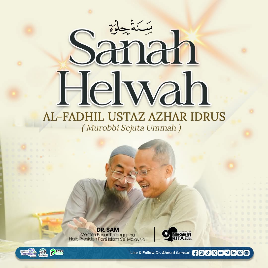 Dr Sam Ucap Sanah Helwah Kepada Ustaz Azhar, Harap Istiqamah Pimpin Masyarakat