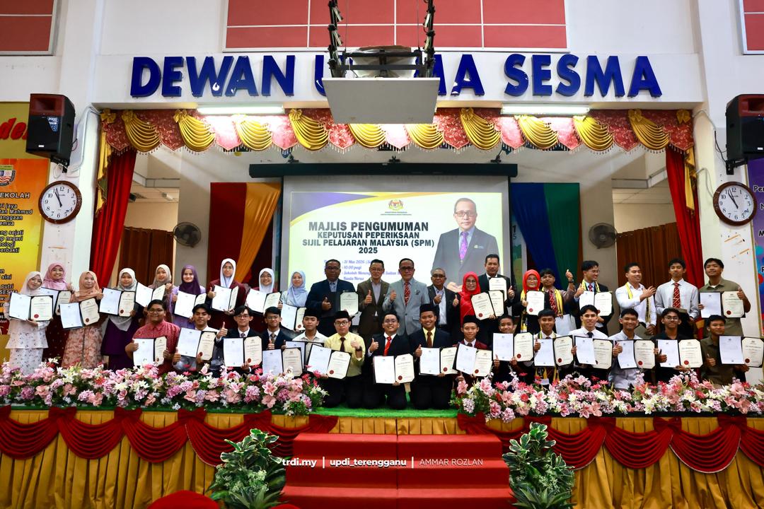 Lebih 70 Peratus Calon Cemerlang SPM 2025 Terengganu Dari Aliran STEM