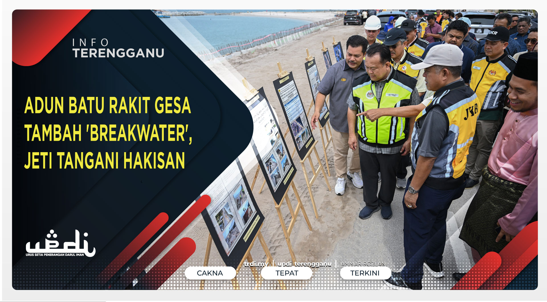 ADUN Batu Rakit Gesa Tambah 'Breakwater', Jeti Tangani Hakisan