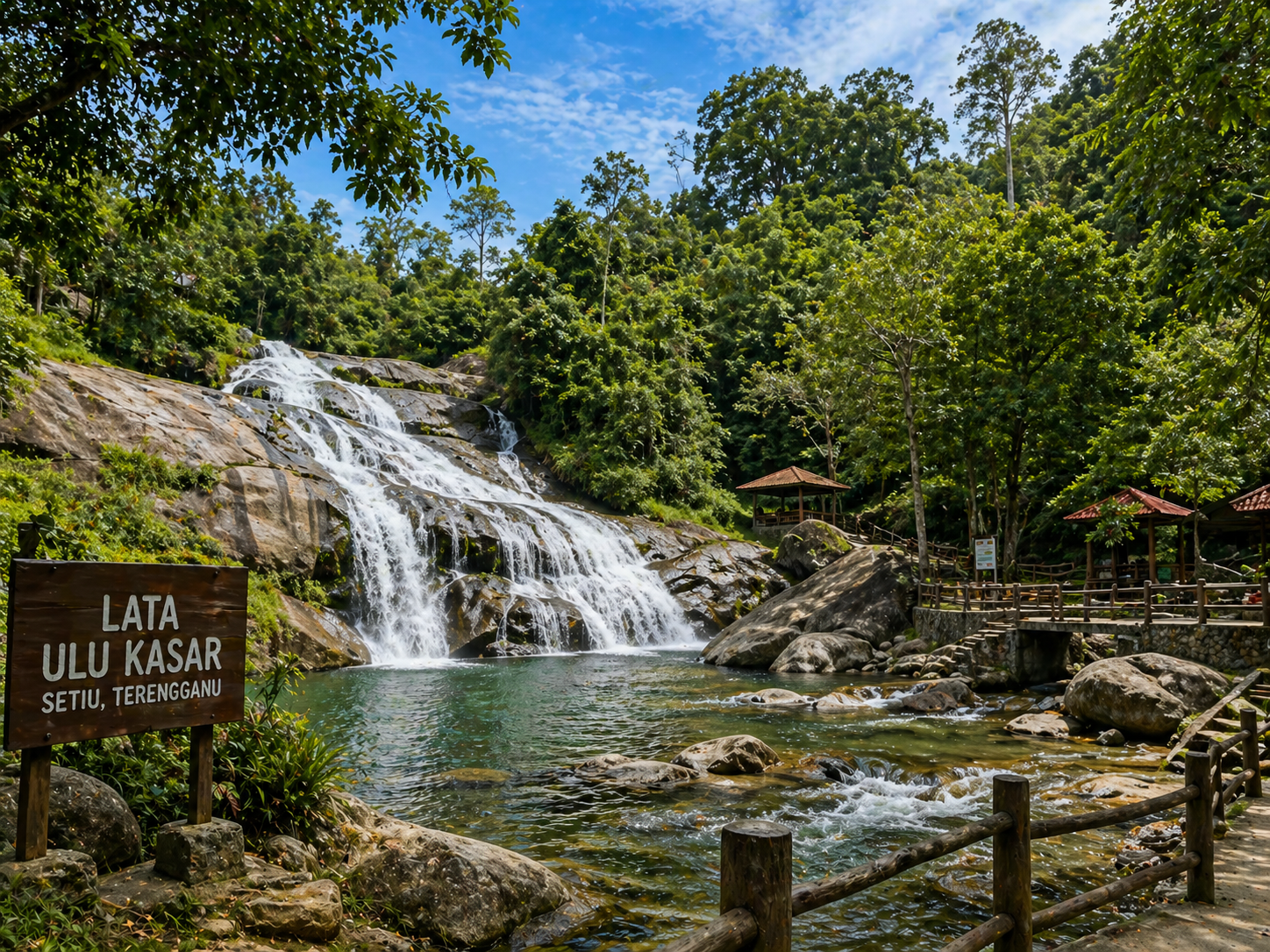 RM550,000 Perkasa Lata Ulu Kasar, Lata Payong Sebagai Tarikan Eko-Pelancongan Setiu