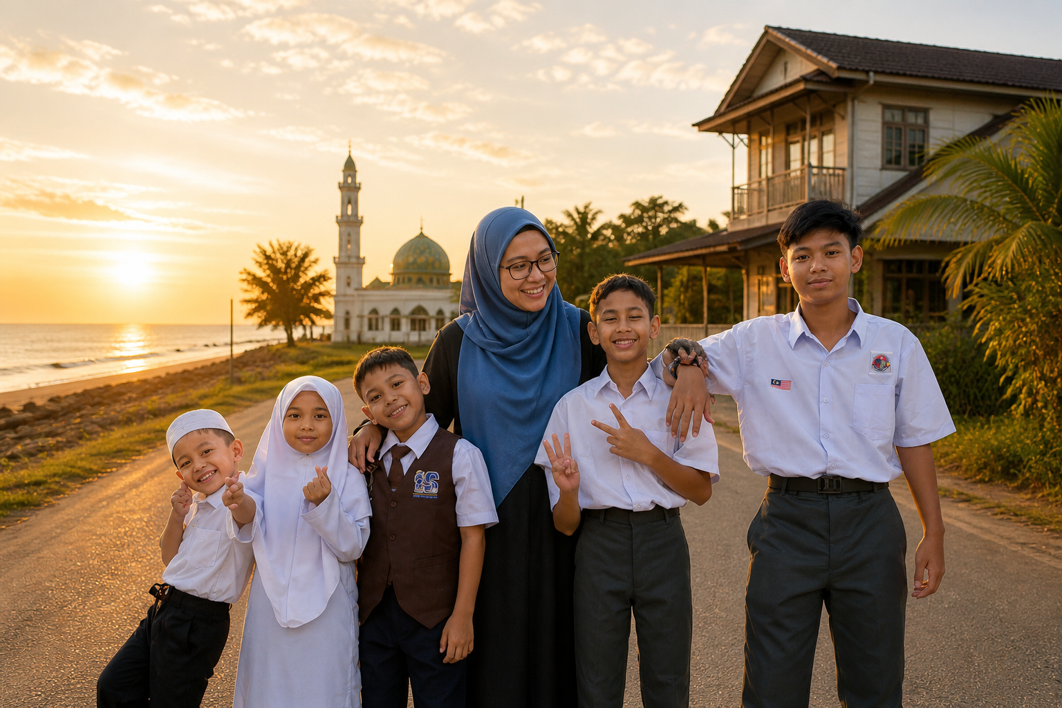 Ibu Enam Anak Temui Ketenangan Selepas Sebulan Berhijrah Ke Terengganu