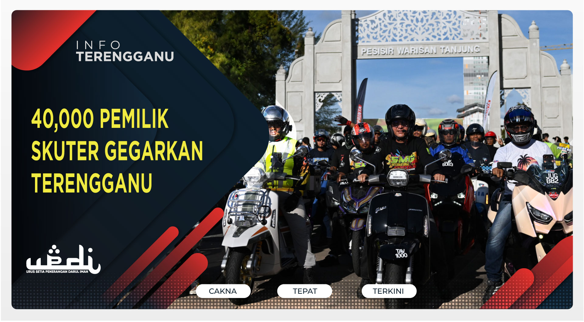 40,000 Pemilik Skuter Gegarkan Terengganu