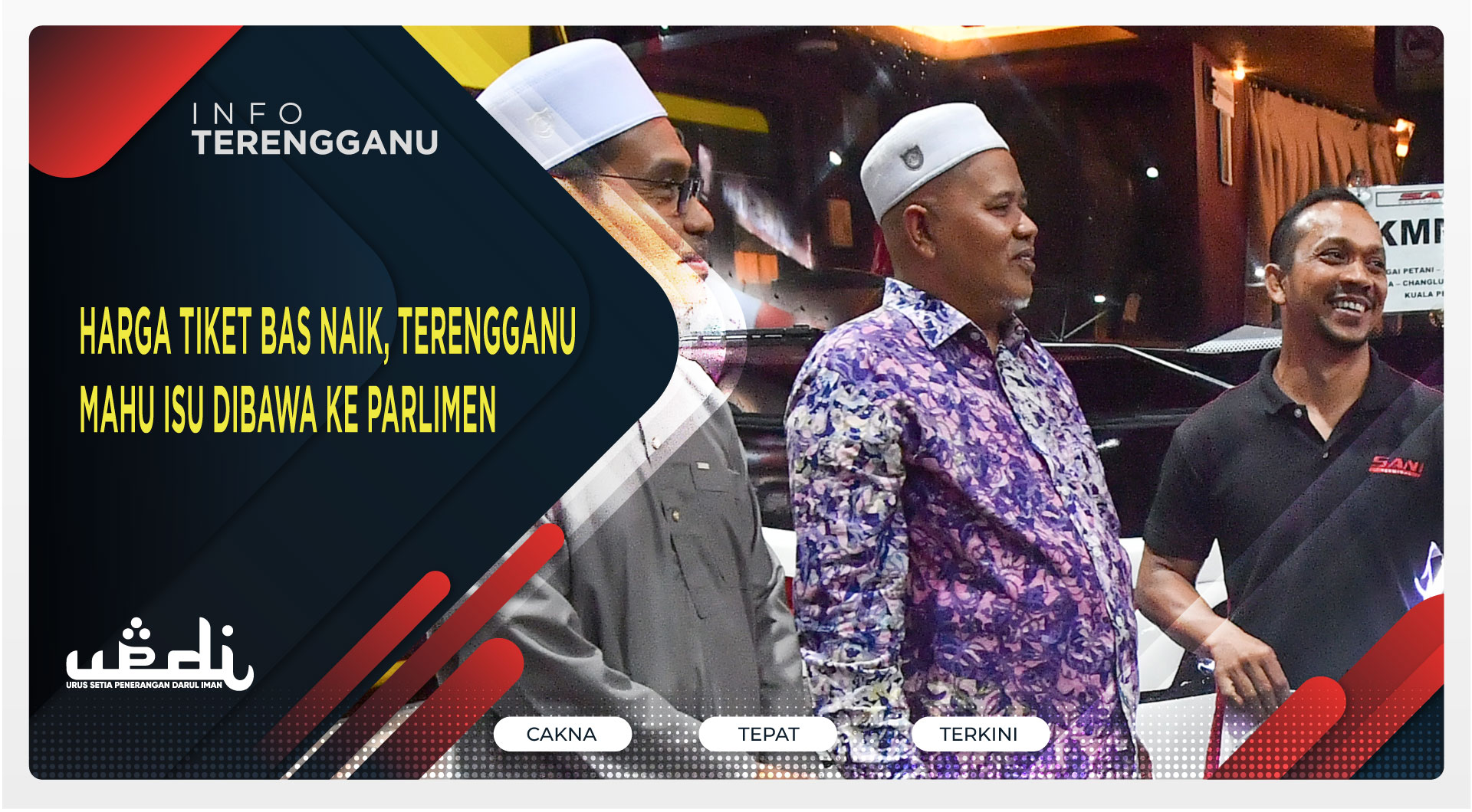 Harga Tiket Bas Naik, Terengganu Mahu Isu Dibawa Ke Parlimen