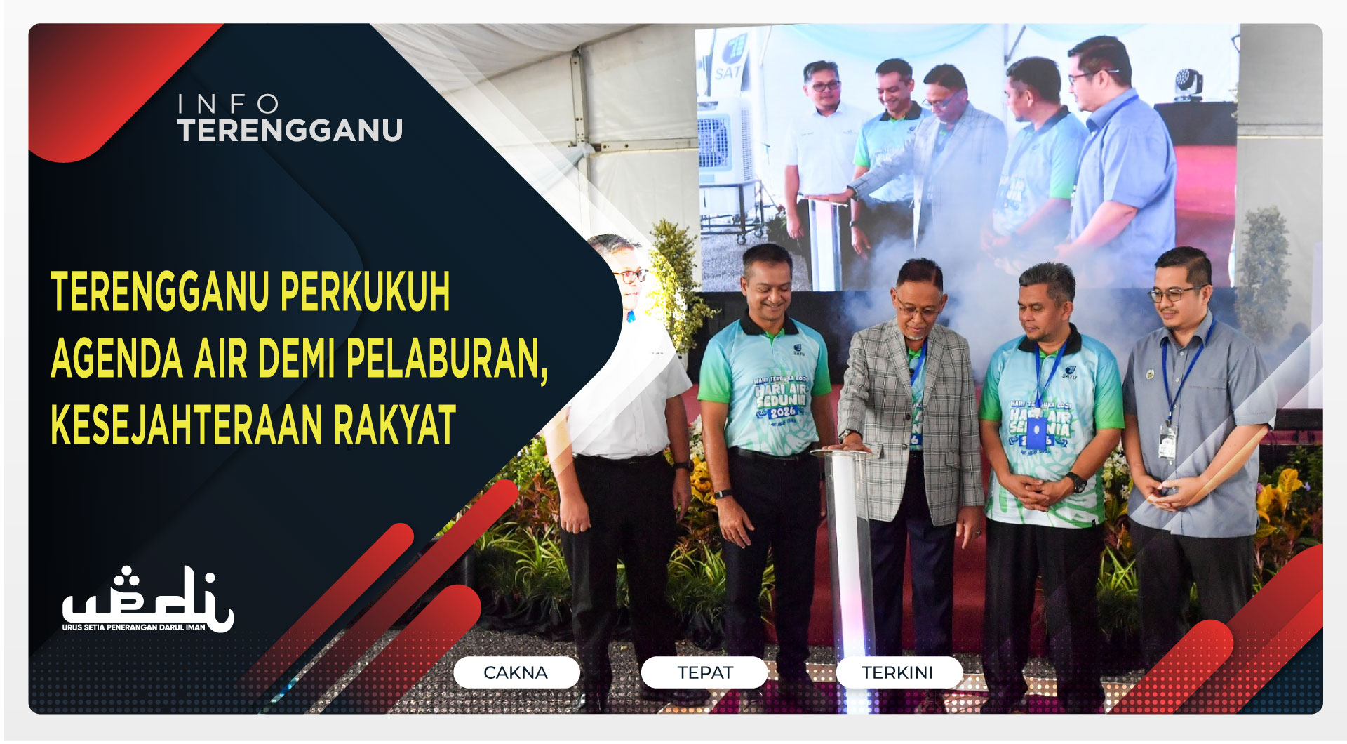Terengganu Perkukuh Agenda Air Demi Pelaburan, Kesejahteraan Rakyat