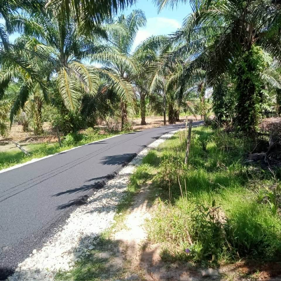 Selesai Diturap, Lorong Setia Kampung Bukit Tanah Kini Lebih Selesa