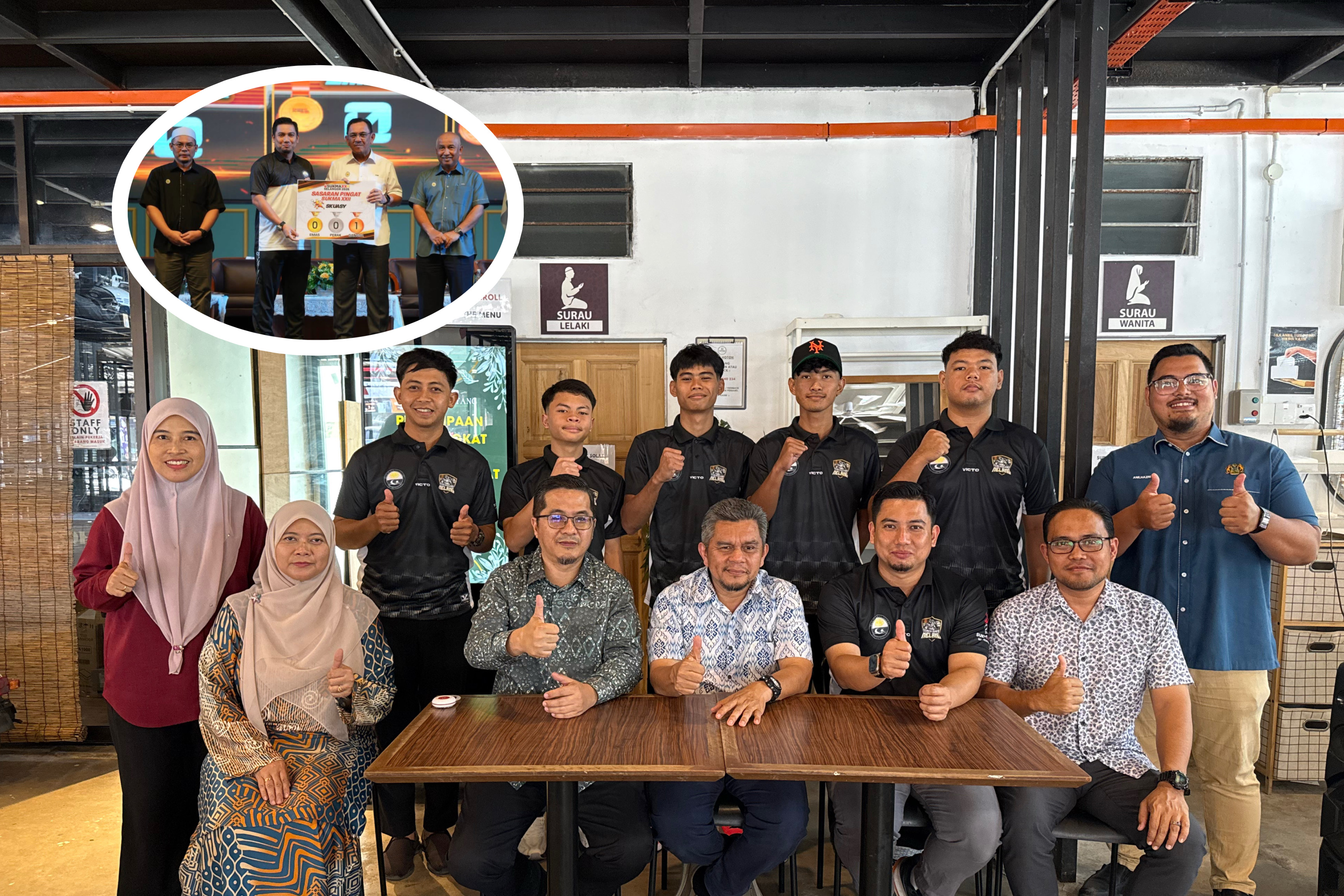 Skuasy Sasar Gangsa di SUKMA Selangor