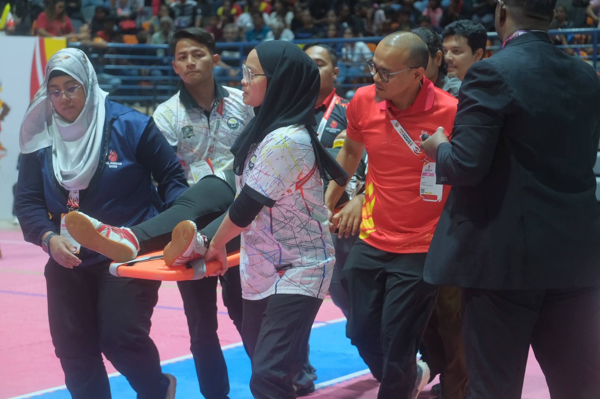 SUKMA 2026 : Atlet Kabaddi Wanita Terengganu Cedera