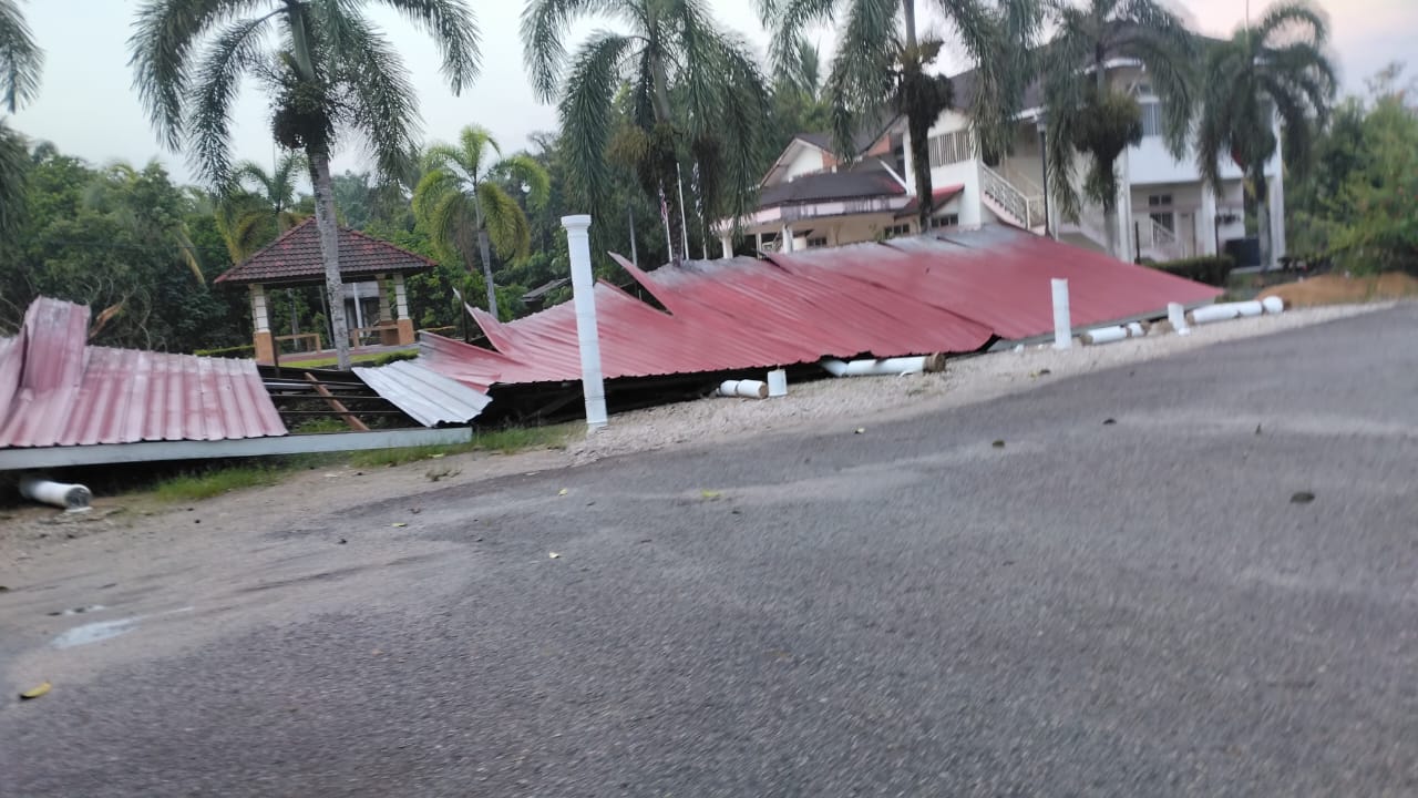 37 Rumah Rosak Dilanda Ribut, Kerja Pembaikan Dilaksana Segera