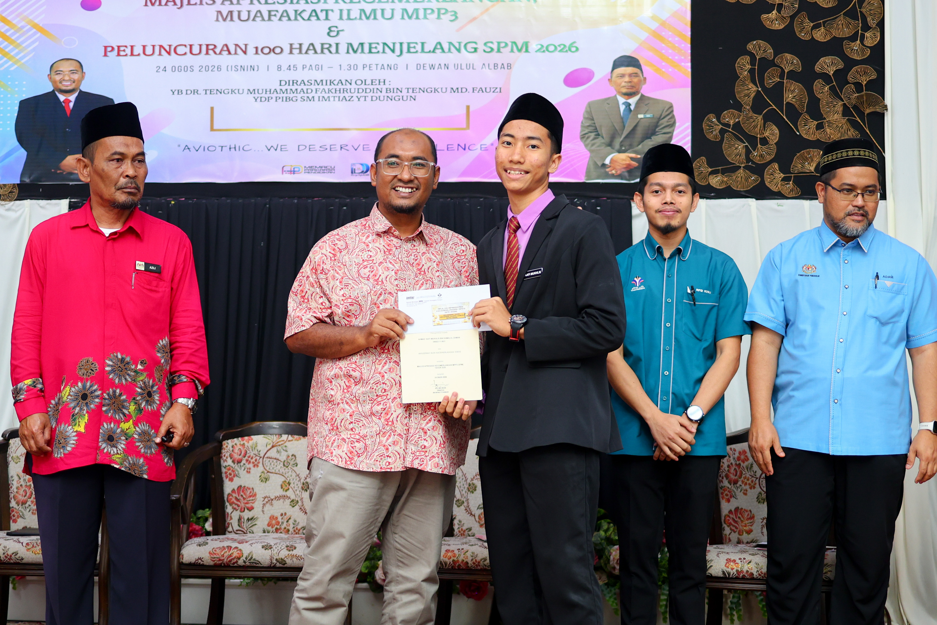 Insentif RM2,000 Menanti Pelajar Imtiaz Dungun Raih 12A+ 
