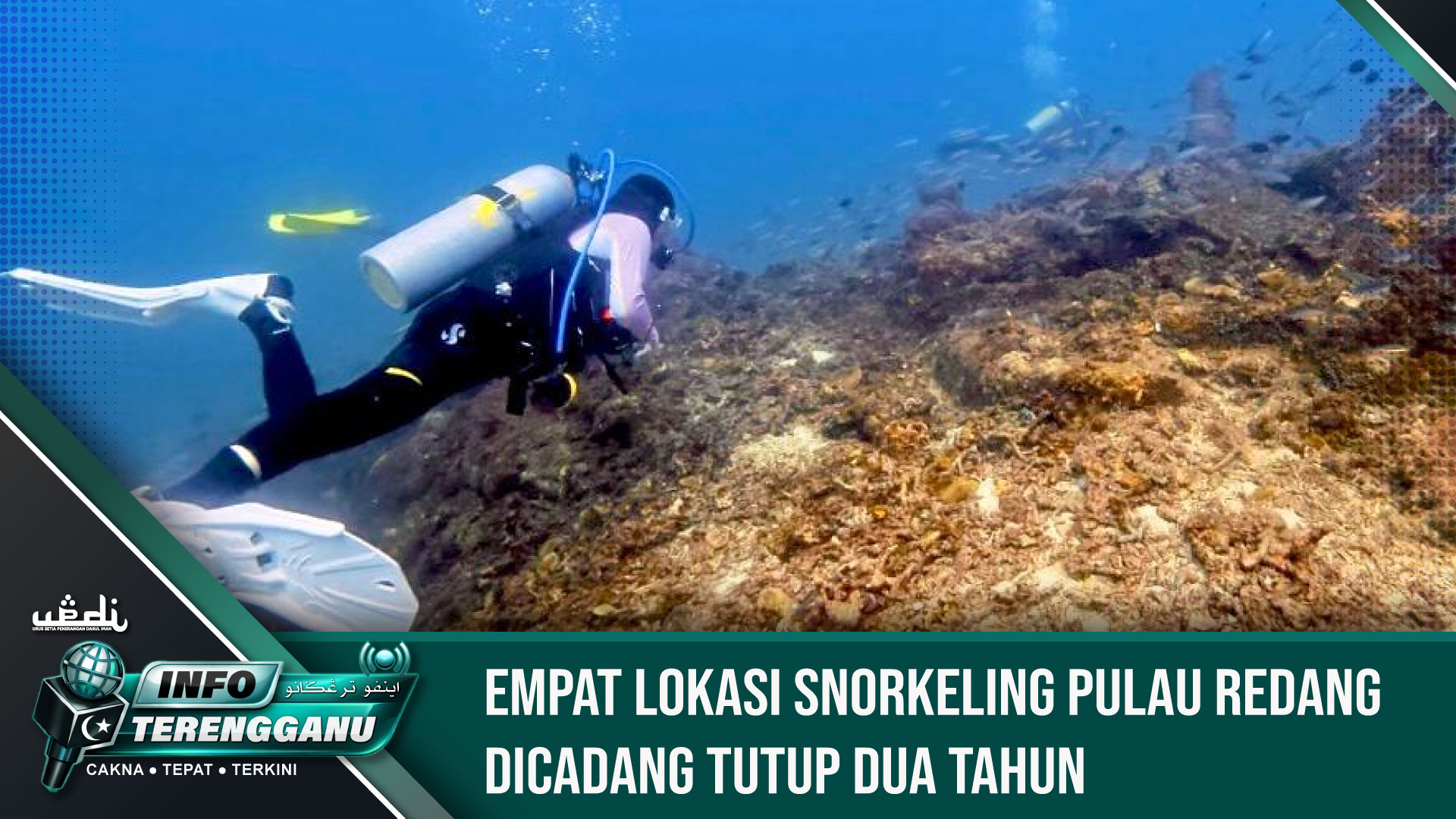Empat Lokasi Snorkeling Pulau Redang Dicadang Tutup Dua Tahun