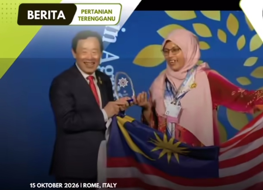 Pegawai Pertanian Kemaman Harumkan Nama Terengganu di Pentas Dunia