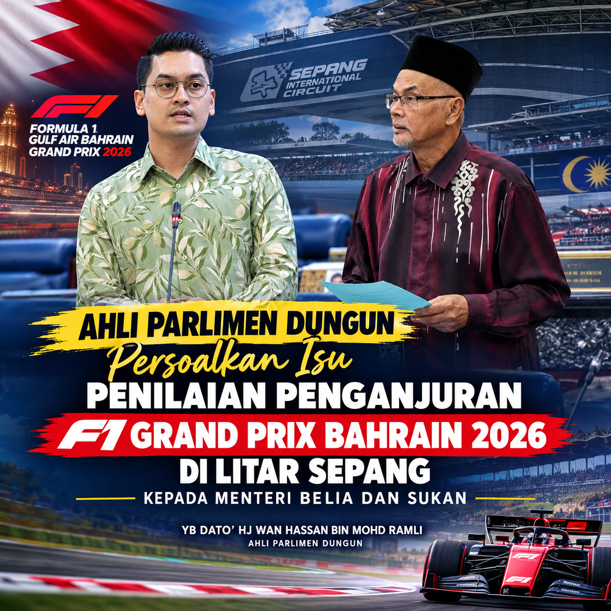 Penilaian Menyeluruh F1 Grand Prix Bahrain 2026 Bagi Keseragaman Penganjuran Berskala Besar