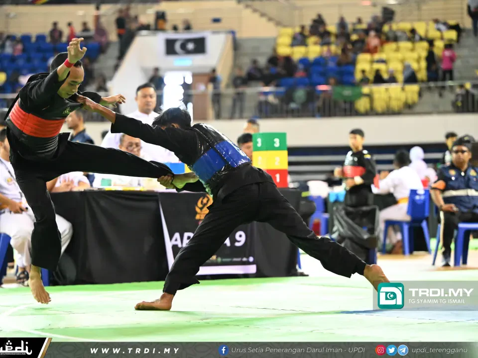 Majlis Perasmian Penutup Karnival Silat Kebangsaan 2023 di Kompleks Sukan Negeri Terengganu, Kuala Nerus