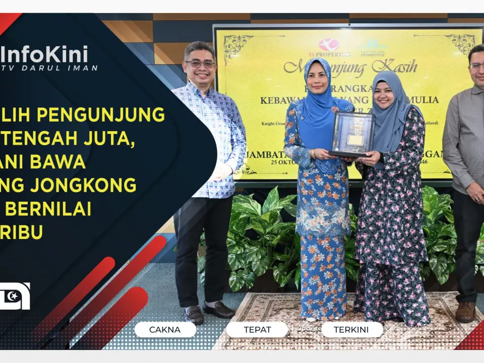 Terpilih Pengunjung Ke Setengah Juta, Suriani Bawa Pulang Jongkong Emas Bernilai RM15 Ribu