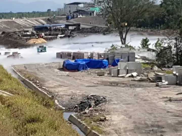 Paip Gas Bocor di Tapak Projek ECRL Kerteh