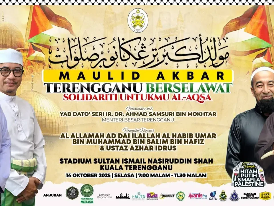 Lautan Rakyat Dijangka Hadir Maulid Akhbar Terengganu Berselawat