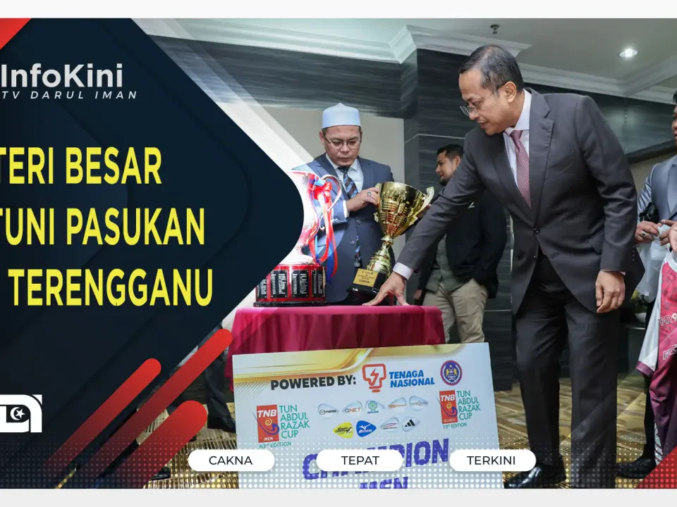 Menteri Besar Santuni Pasukan Hoki Terengganu