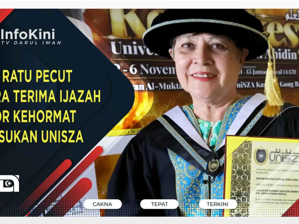 Bekas Ratu Pecut Negara Terima Ijazah Doktor Kehormat Sains Sukan UniSZA