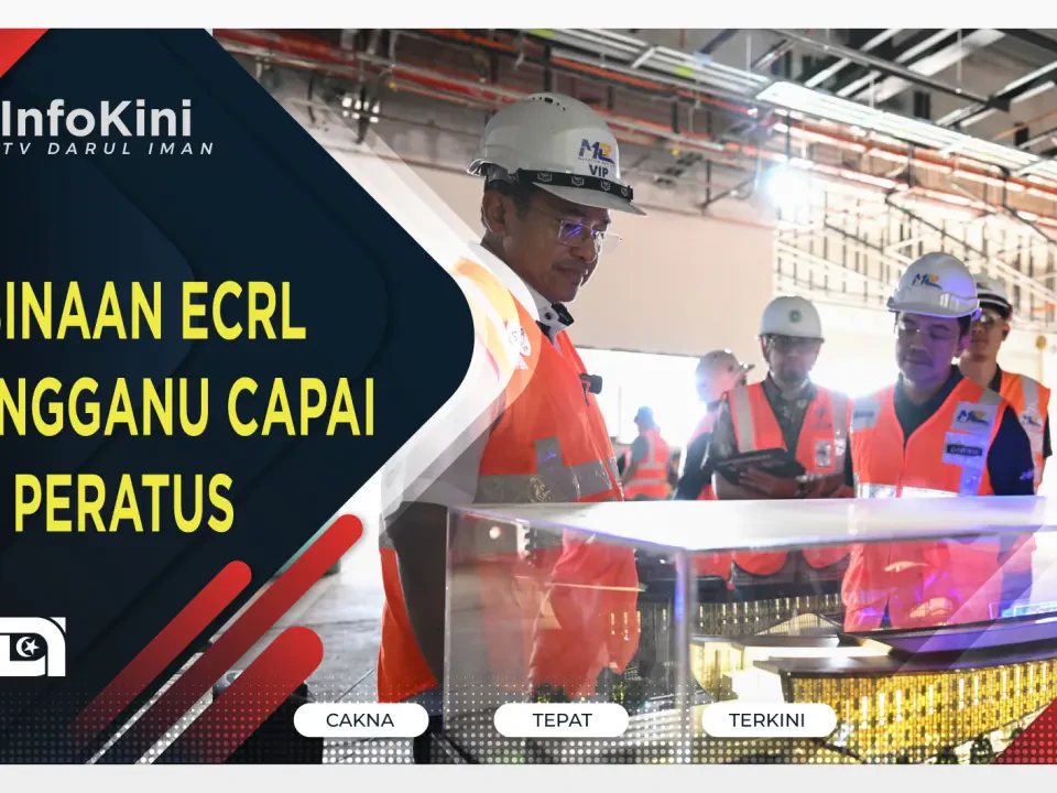 Pembinaan ECRL Terengganu Capai 93.55 Peratus