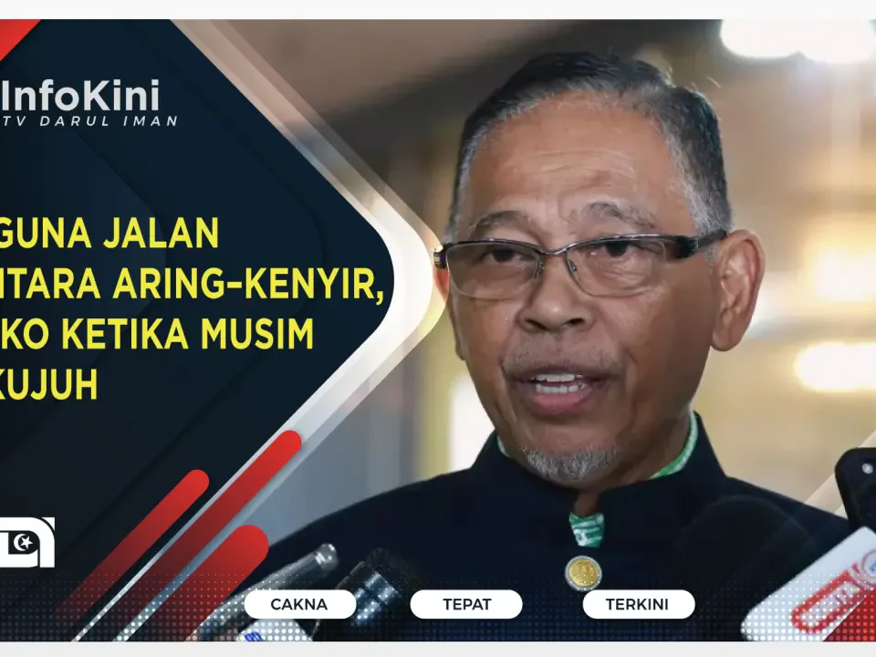 Elak Guna Jalan Sementara Aring–Kenyir, Berisiko Ketika Musim Tengkujuh