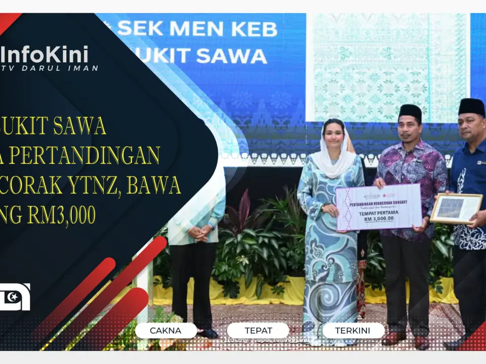SMK Bukit Sawa Juara Pertandingan Rekacorak YTNZ, Bawa Pulang RM3,000