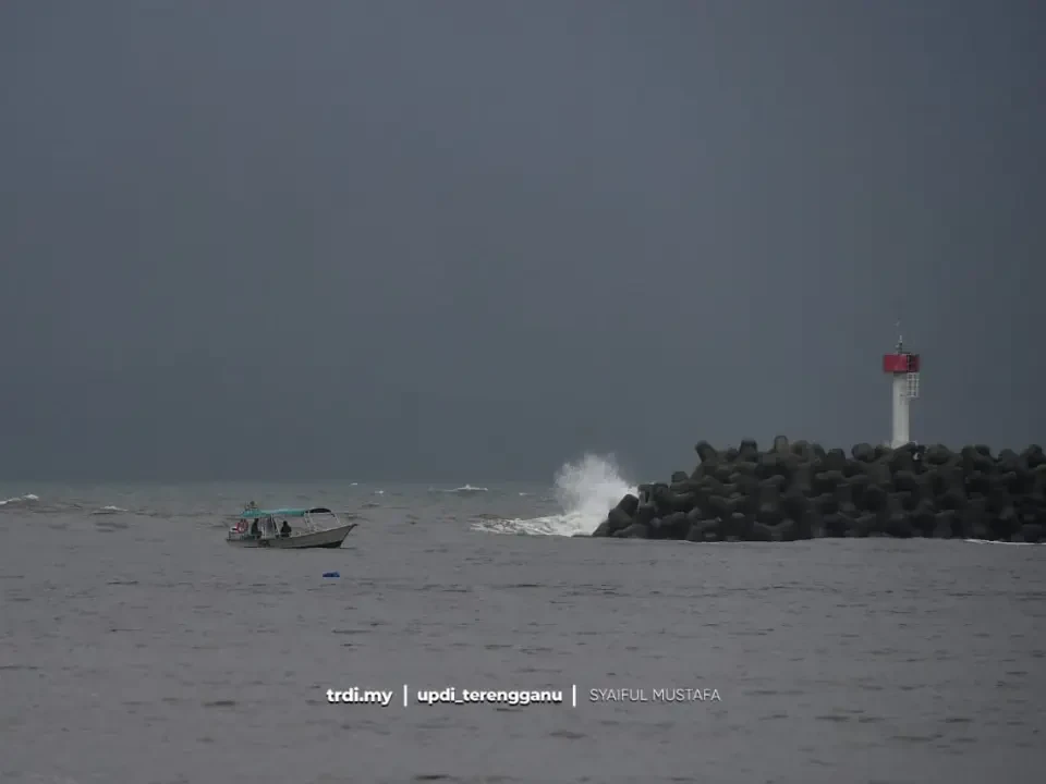 Hujan Tahap Buruk Dijangka Landa Terengganu, Kelantan Hingga Khamis