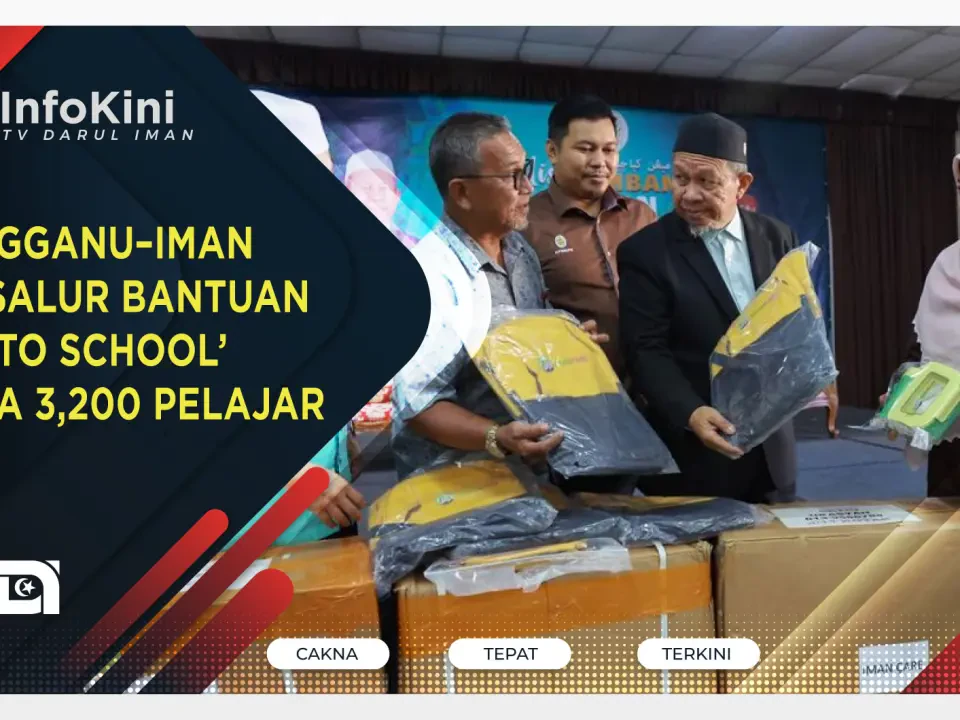 Terengganu–Iman Care Salur Bantuan ‘Back To School’ Kepada 3,200 Pelajar