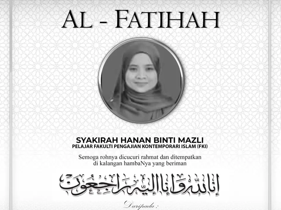 UniSZA Ambil Langkah Segera Salur Bantuan Kepada Waris Pelajar Maut Dalam Kemalangan