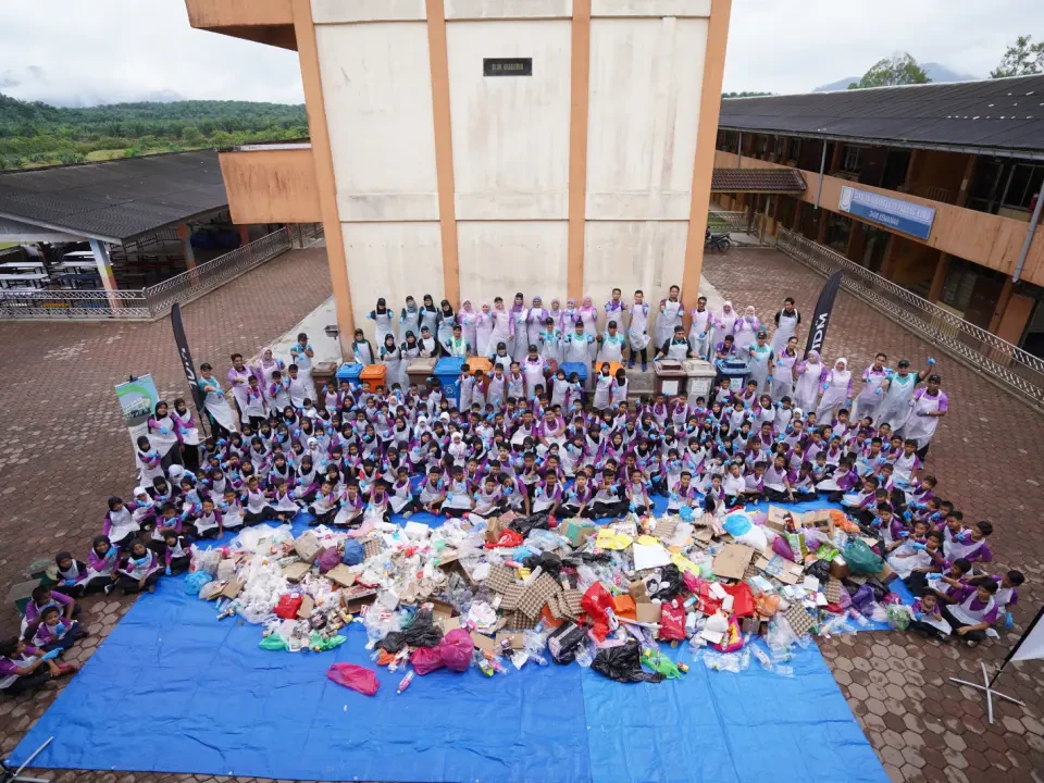 TDM Semai Kesedaran Hijau di Sekolah, 153kg Sisa Dikitar Semula