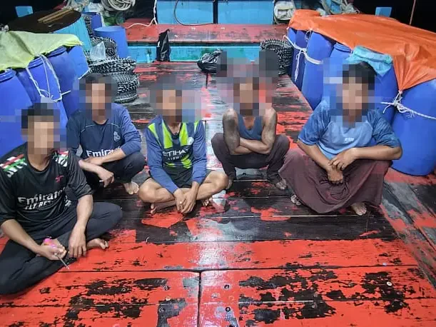 Maritim Tahan Lima Warga Asing Tiada PLKS