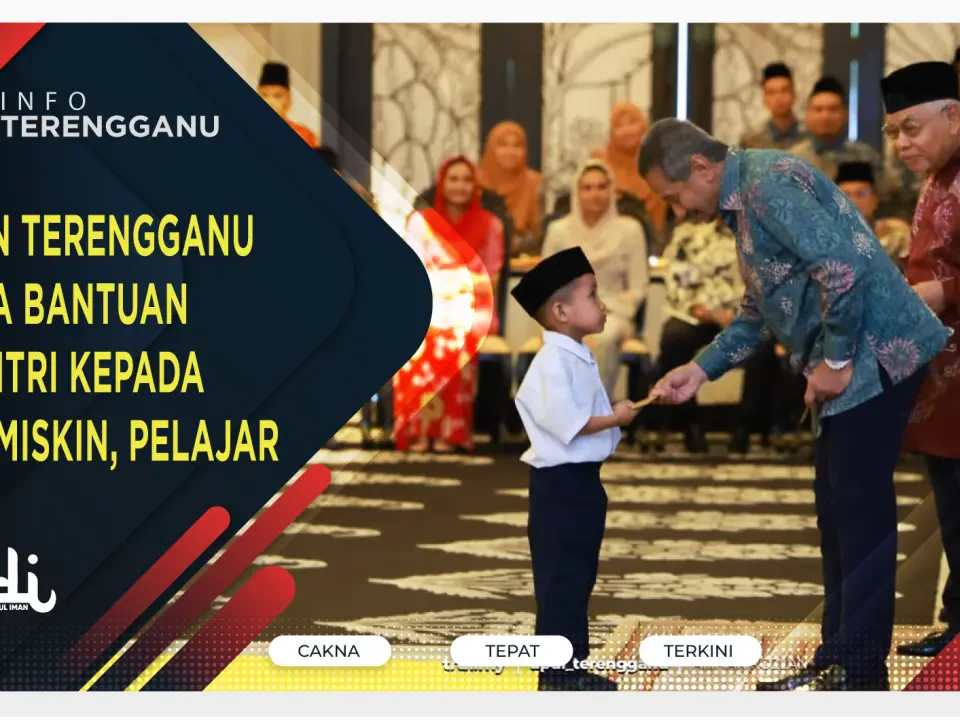 Sultan Terengganu Kurnia Bantuan Aidilfitri Kepada Fakir Miskin, Pelajar