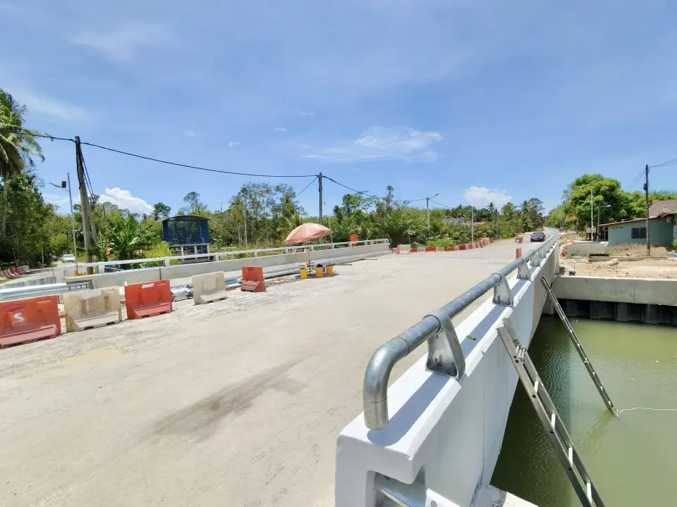 Projek Jambatan Padang Lengkuas Jabi Hampir Siap, Lancarkan Aliran Trafik