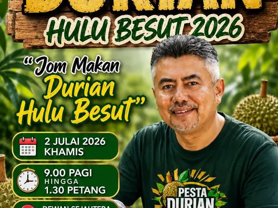 Durian Kampung Hulu Besut Diangkat Sebagai Produk Premium Melalui Pertandingan