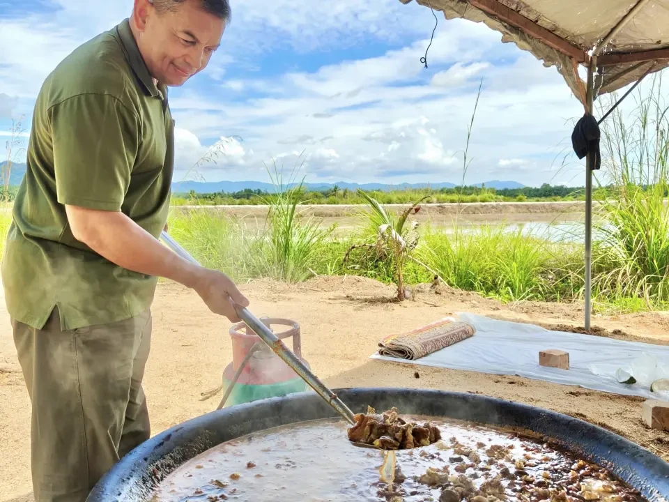 Tradisi Gulai Kambing Suntik Semangat Pesawah Baruh Padang Lengkuas Mula Musim Kedua