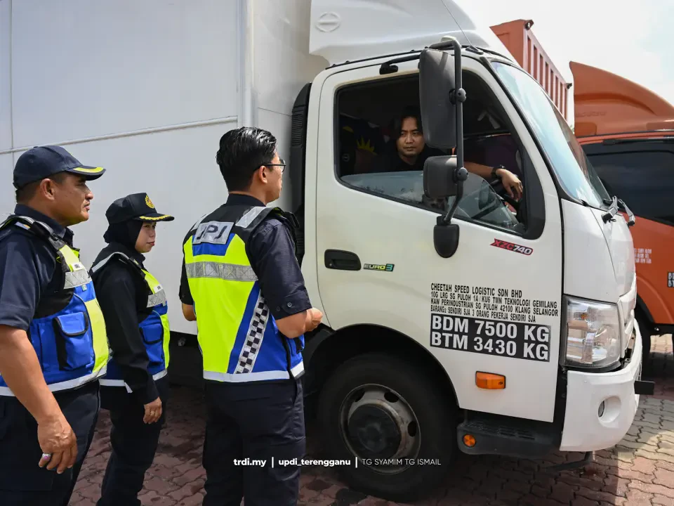 JPJ Terengganu Kesan Lima Pemandu Kenderaan Perdagangan Positif Dadah Dalam Ops Bersepadu