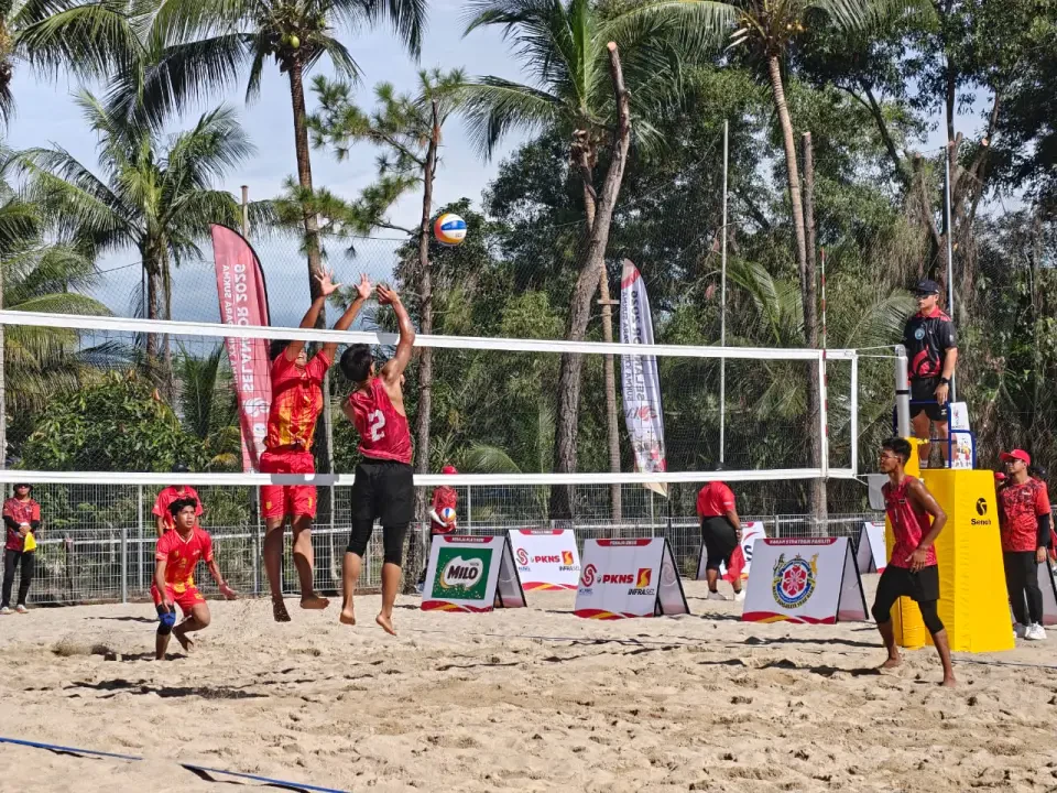 SUKMA 2026: Bola Tampar Pantai Saji Perebutan Dua Pingat