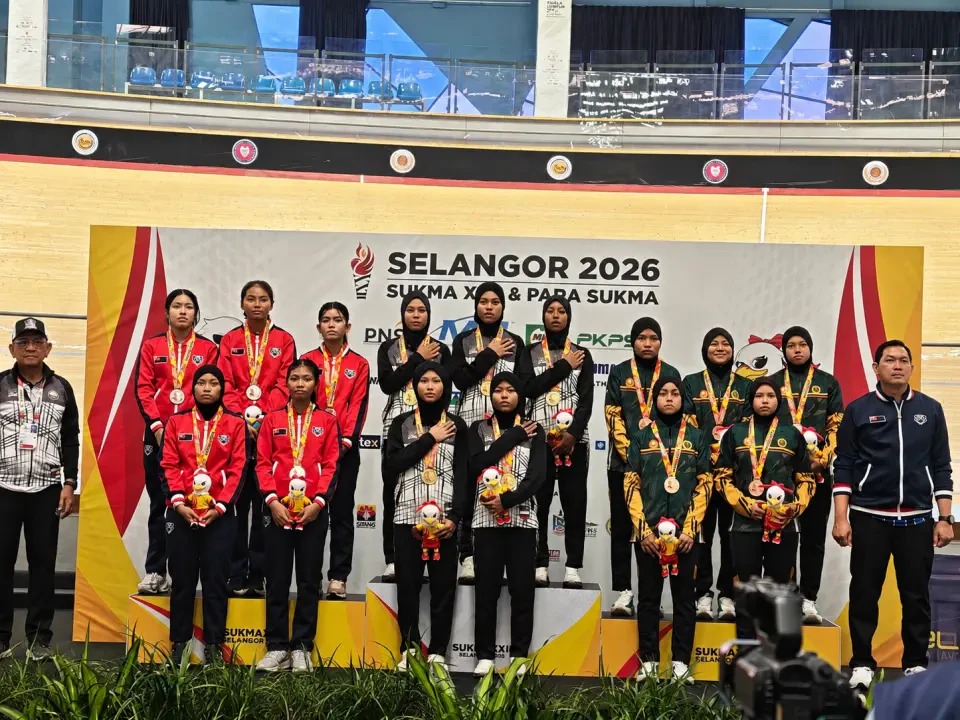 SUKMA 2026: Skuad Basikal Trek Wanita Terengganu Dua Kali Pecah Rekod Kebangsaan