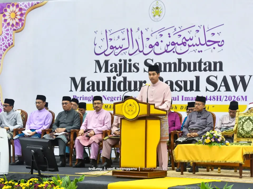 Kecintaan Kepada Rasulullah Perlu Dizahirkan Melalui Amalan – Pemangku Raja Terengganu