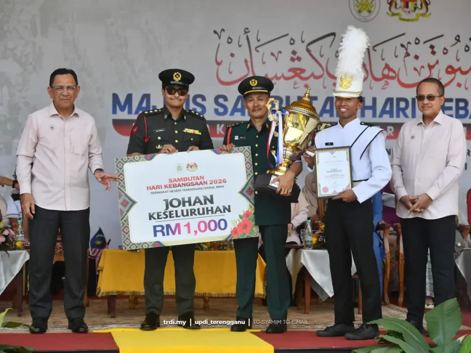 Le’Best Band dinobat Johan Keseluruhan Perbarisan Hari Kebangsaan Terengganu
