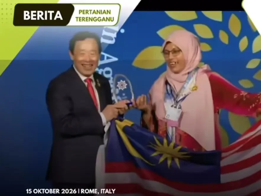 Pegawai Pertanian Kemaman Harumkan Nama Terengganu di Pentas Dunia