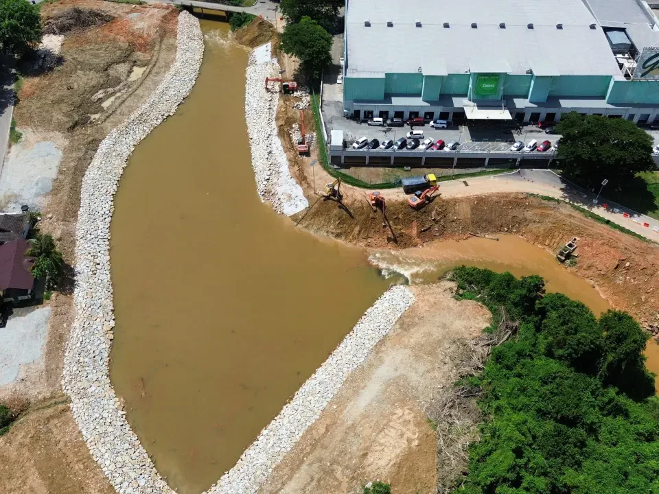 Projek Tebatan Banjir Sungai Jertih Beri Manfaat  Keselamatan Penduduk